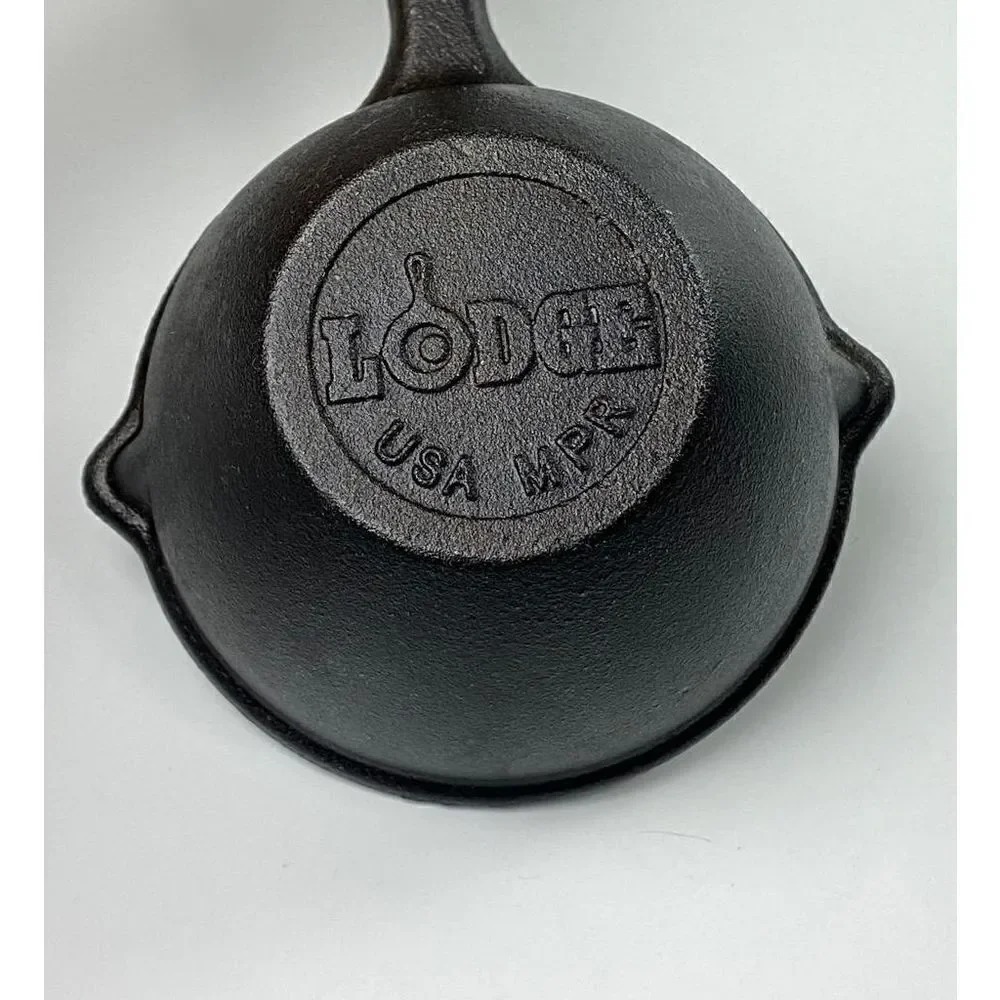 VTG Lodge Cast Iron MPR Small Double Spout 2 Cup Ladle Melting Dipper Pot USA CQ